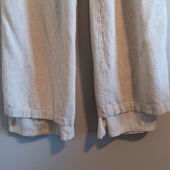 Lulus Ivory Pleated High-Waisted Trouser Pants Size Small FLAW Dress Pants - Picture 2 of 8